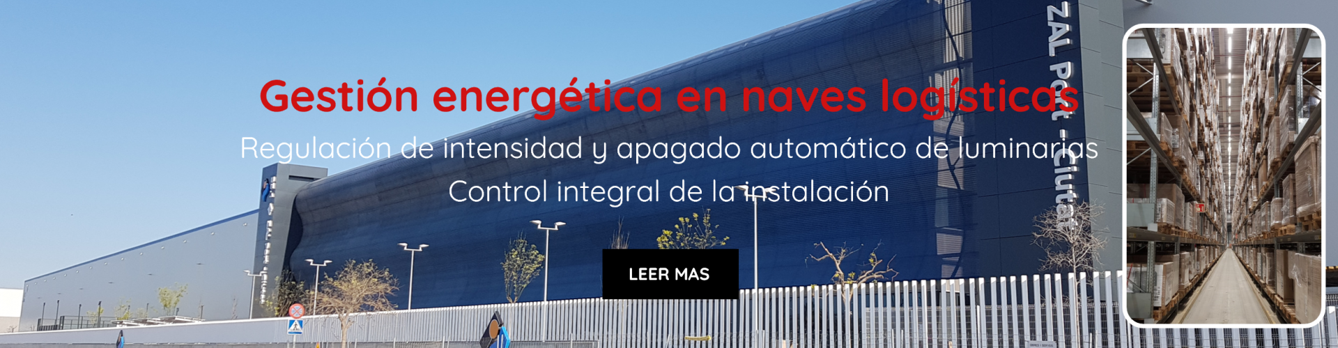 Gestion y ahorro energetico en naves logisticas e industriales